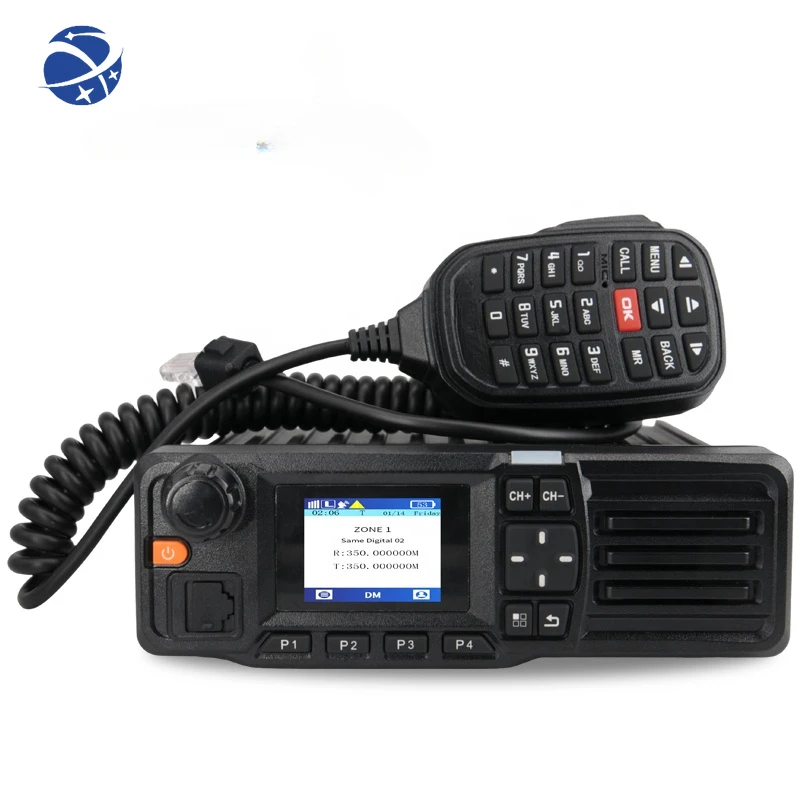 

AP3800 DMR цифровой аналоговый транкинговый мобильный радиоприемник PDT NXDN режим IP54 Водонепроницаемый трансивер