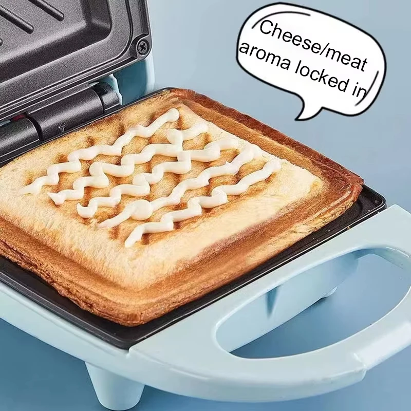 EDTID Electric Sandwich Maker Mini Light Food Bread Muffin Breakfast Machine Egg Omelette Baking Pan Panini Grill Heater Oven EU sandwich maker