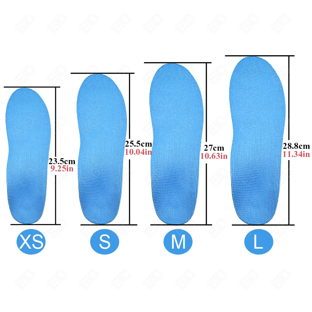 Orthopedic Comfort Insoles with High Arch Support