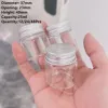 Glass Bottles 12/24/48 Pcs 23*37*40mm 25ml Aluminium Cap Glass jars Empty Containers Wishing bottles Mini Vials 1