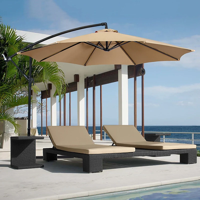 

Outdoor Sunshade Side Patio Banana Umbrella Sun Umbrella Replacement Umbrella Fabric Without Stand