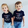 New Family Matching Outfits Pink or Blue Dad Mom Loves You T-shirts Big Brother Sister Baby Announcement Tops Family Look Shirts 2