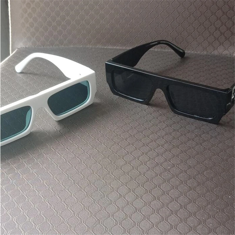 X printed square small frame sunglasses Hip Hop Street style eyewear designer sun visor UV400 best sunglasses for women