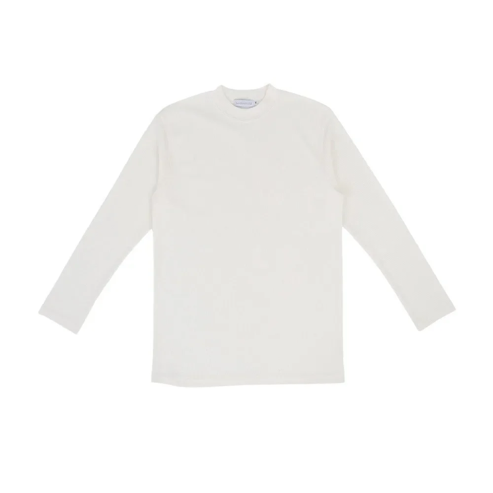 New 280g Long Plush Sports Casual Long Sleeve Men's Polo/Turtle Neck Solid Color Stretchy Outerwear Knitted Base Layer