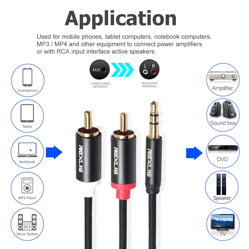 Ȩ þ Ŀ  -2 RCA ư 극̵ Aux ̺, 3.5mm