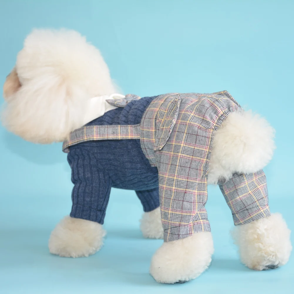 Gentleman-Dog-Clothes-Pet-Outfit-Bow-Tie-Formal-Shirt-For-Small-Dogs