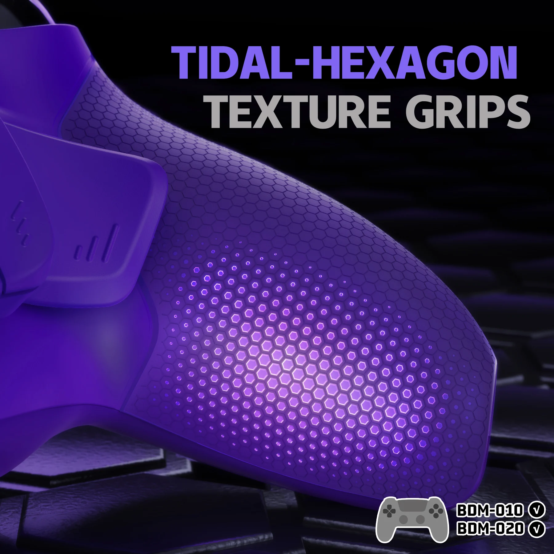 Enhanced Back Button Kit with Clicky Trigger Stops & Rubberized Grip