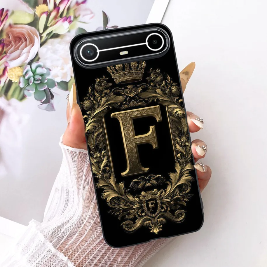 Luxury Crown Letters Soft Silicone Shockproof Bumper Phone Case
