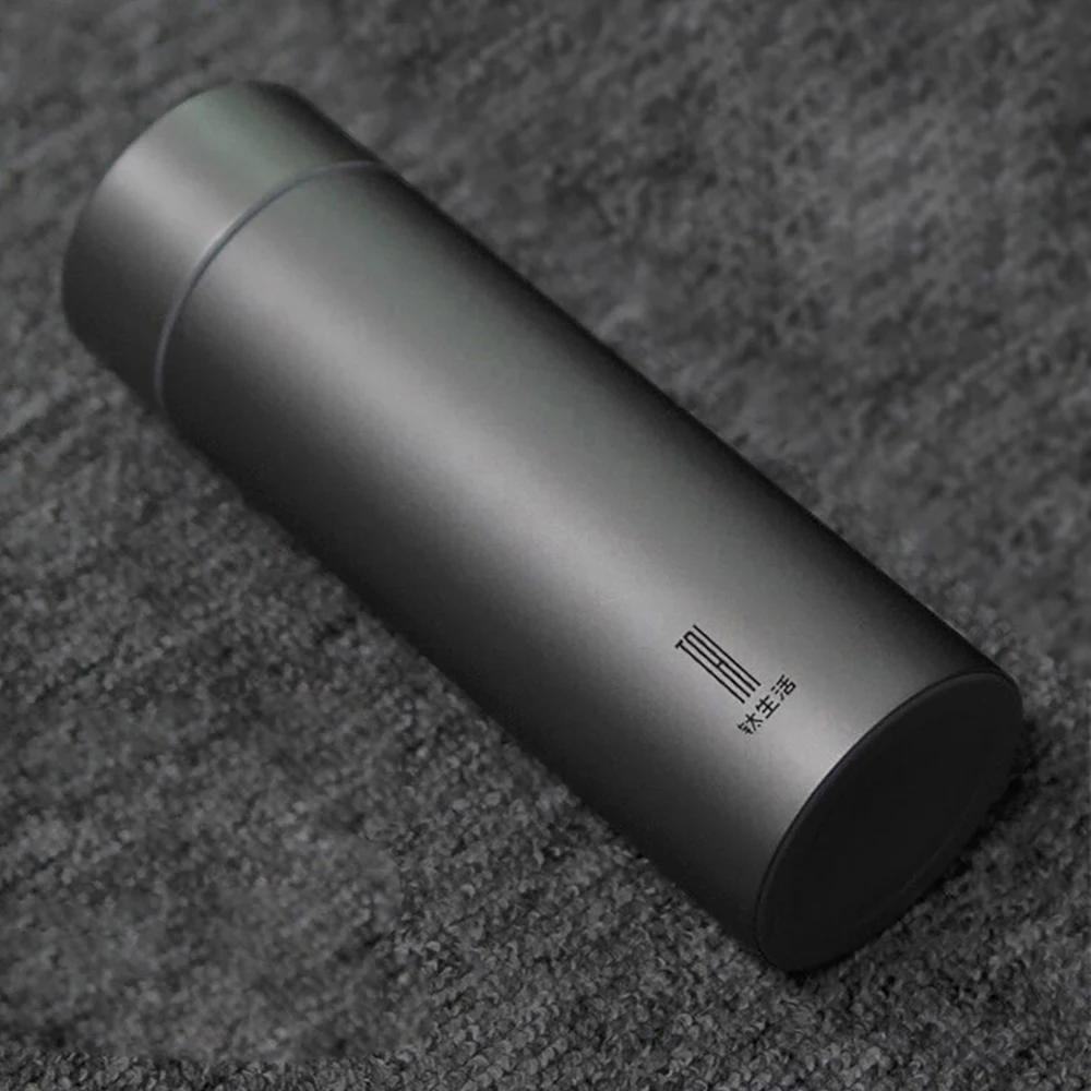 Titanium Vacuum Thermos Bottle Thermal Water Bottle Good Insulation Properties Insulation Cup Vacuum Flask Mug With Tea Infuser