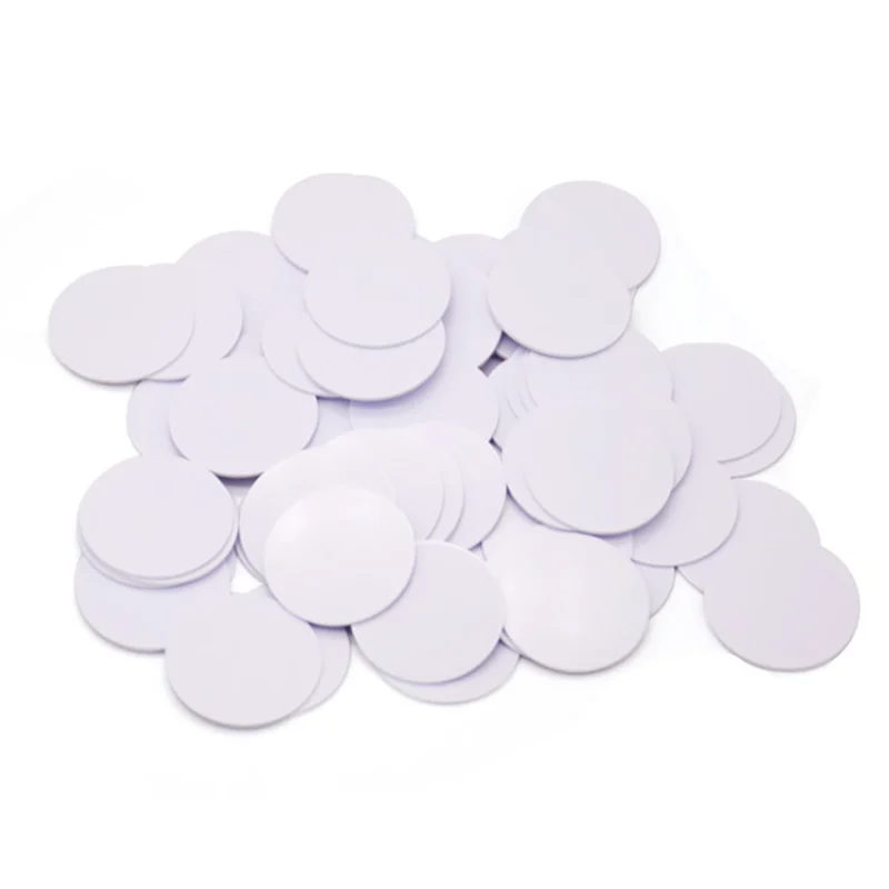 

50pcs 100pcs 500pcs 1000pcs Ntag215 NFC Coin Card Ntag 215 Chip Tag For TagMo Forum Type2 NFC Tags