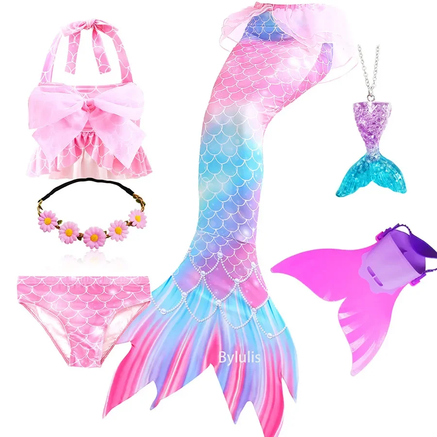 Girls Mermaid Tail Costume 6