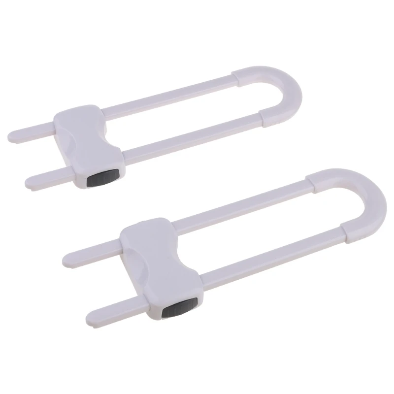 

2 Pack Child Safety Sliding Cabinet Locks Baby Sliding Safety for Latch Lock Baby Kids Safety Care