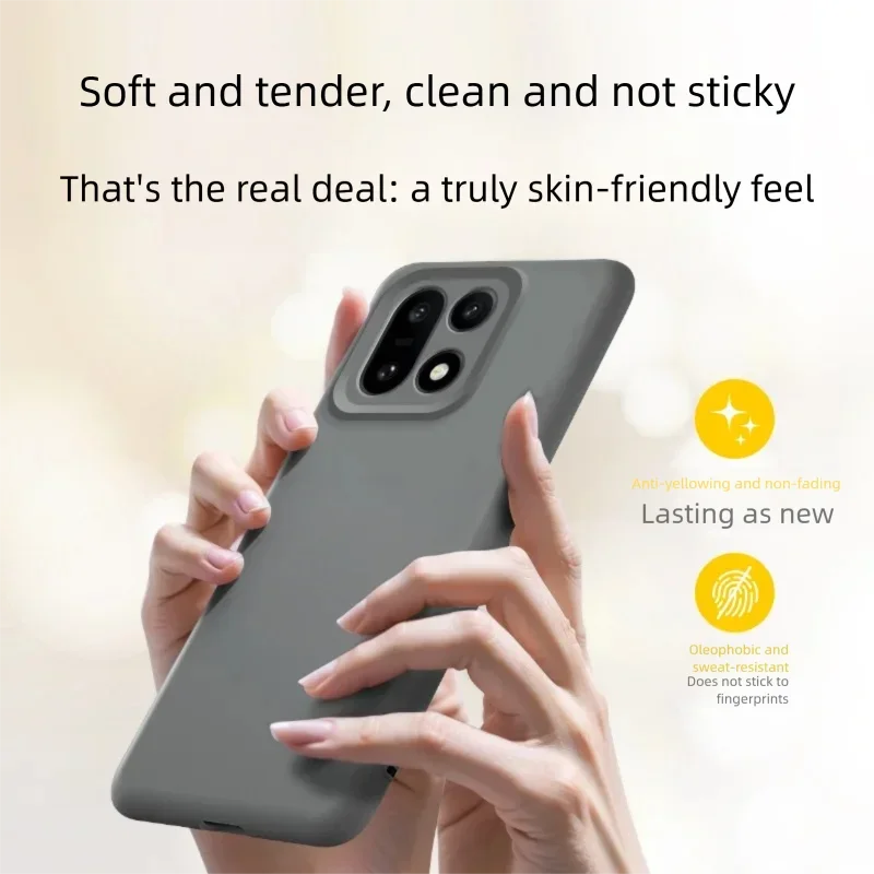Magnetic Matte Soft Liquid Silicone Velvet Case with Mag-safe and Camera Protection