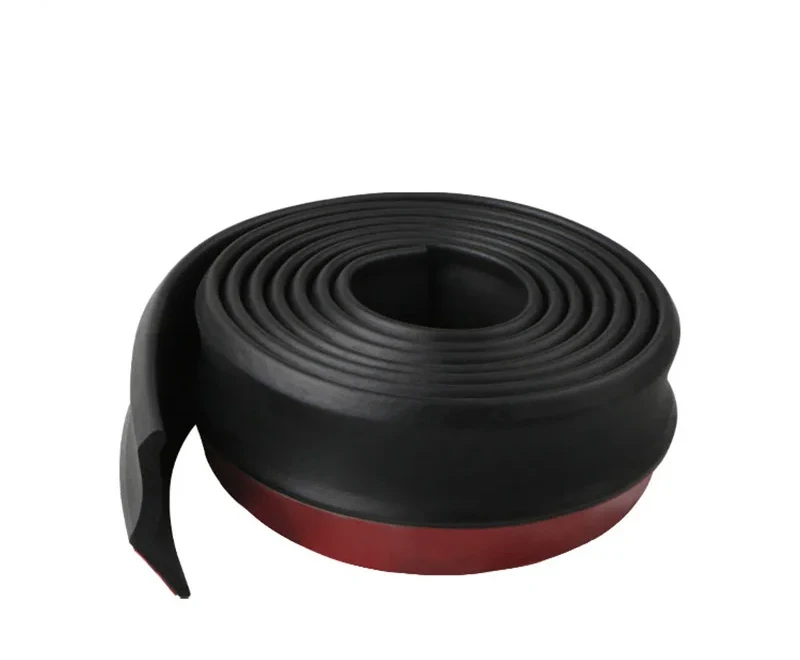 Universal 2,5 M Auto Frontschürze Lip Shunt Gummi Rock Schutz Körper Aufkleber Dekoration Auto Stoßstange Schutz Kit – Detail 5