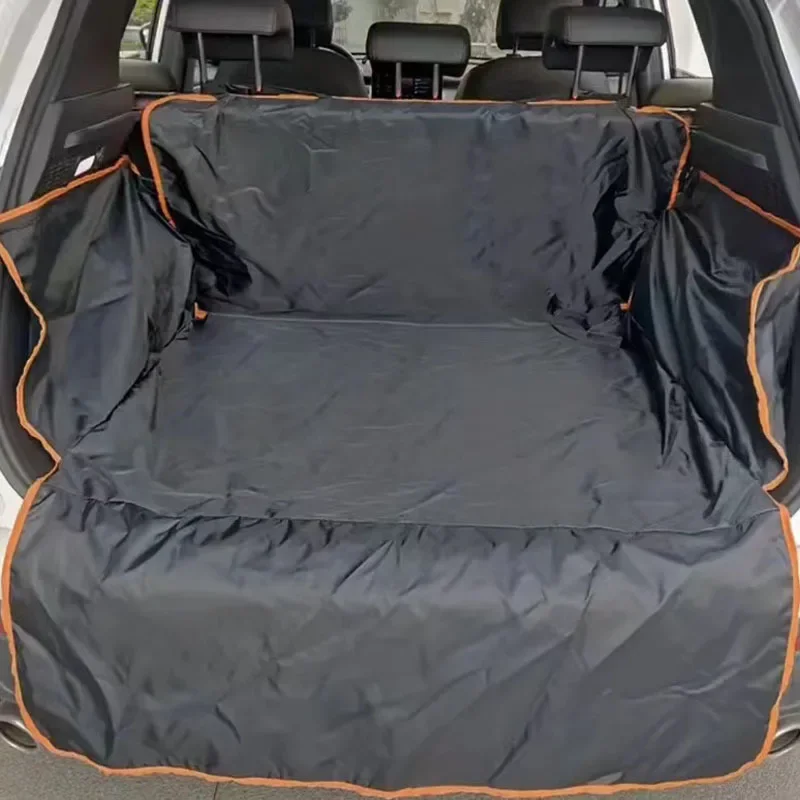 Dog Car Seat Cover Pet Travel Dog Carrier Car Trunk Mat Waterproof SUV Cargo Liner for Dogs Washable Items