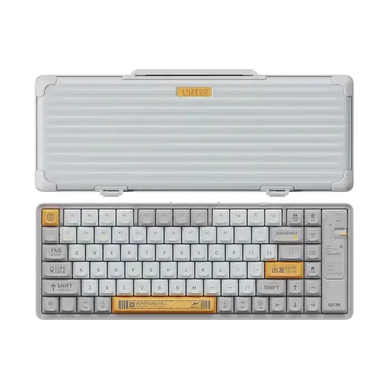 Lofree Portable Tea Axis Mechanical Keyboard 84 Keys Suitable for Bluetooth Wireless Ipad Game Office Dual-use Computer Notebook