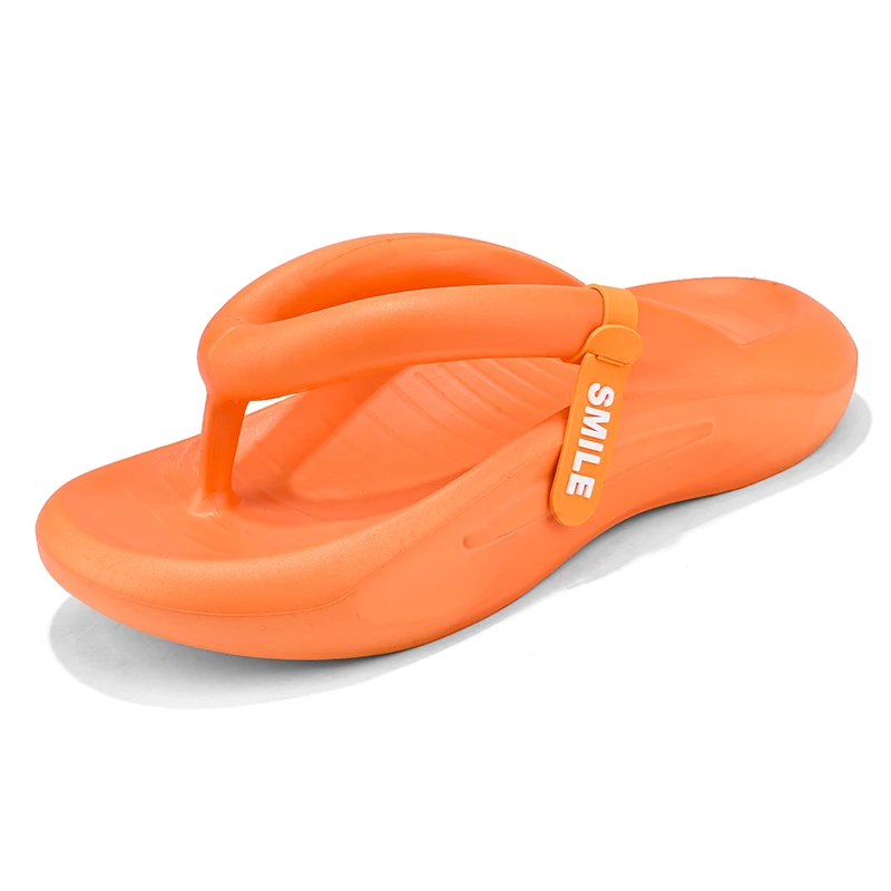 Men's Slippers Flip Flops Beach Slippers Thick Bottom Summer Outdoor Shoes Slides Thong Slippers Men Sandals Soft Shoes