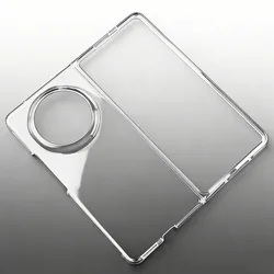 Crystal Clear Protective Phone Case with Lens Guard for Honor Magic V6 (Transparent)