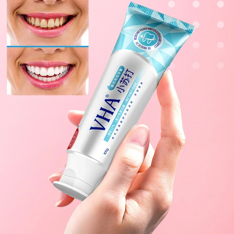

Toothpaste Baking Soda Teeth Whitening Toothpaste Deep Cleaning Xylitol Toothpaste Removes Stains Fresh Breath Clareador Dental