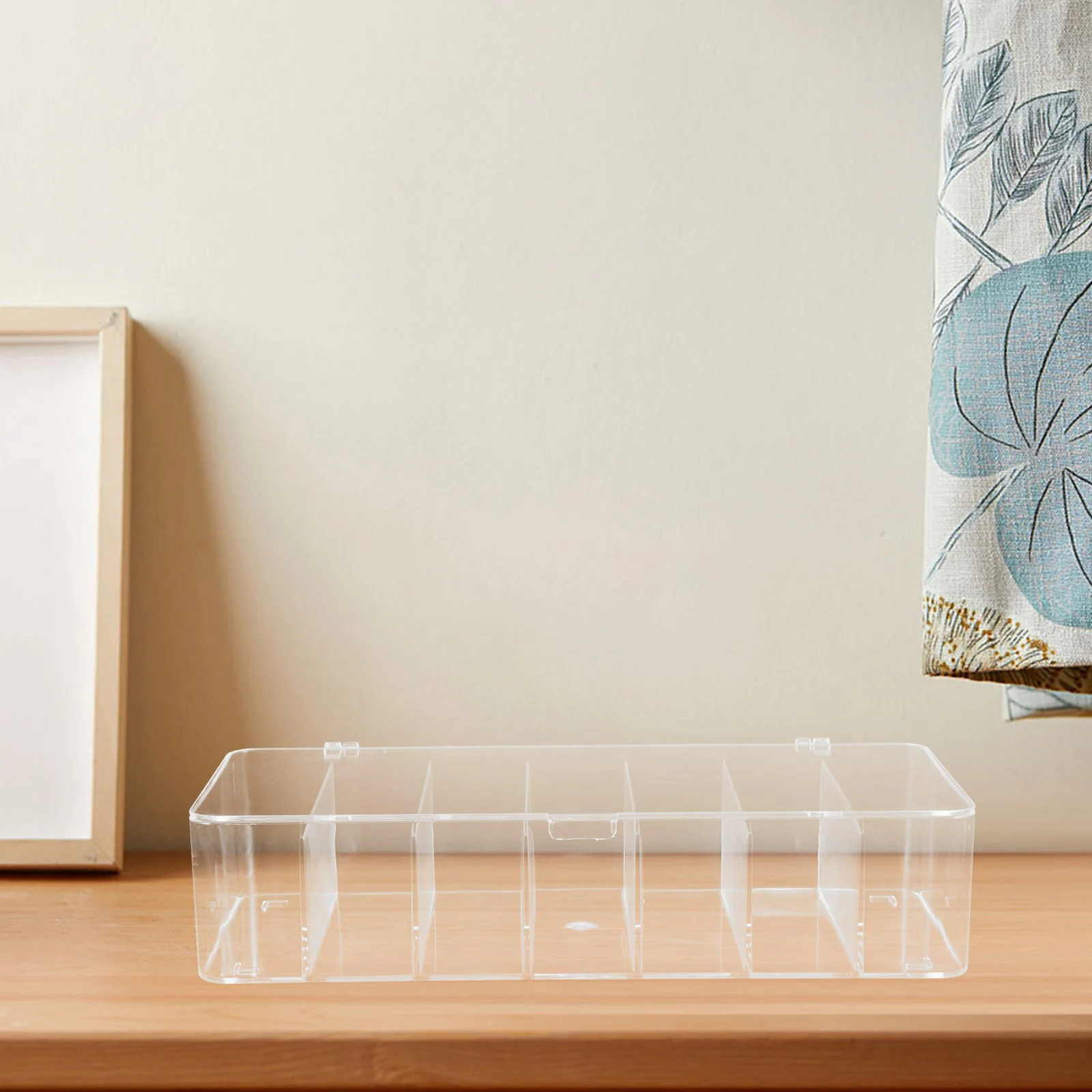Airtight Container Office Coffee Bag Box Organizer Acrylic Sugar Packets Storage Bin