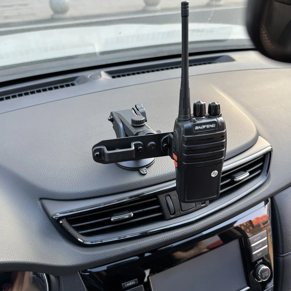 Support De Radio Universel Pour Voiture, Talkie-walkie, Support De Réglage Compatible Avec