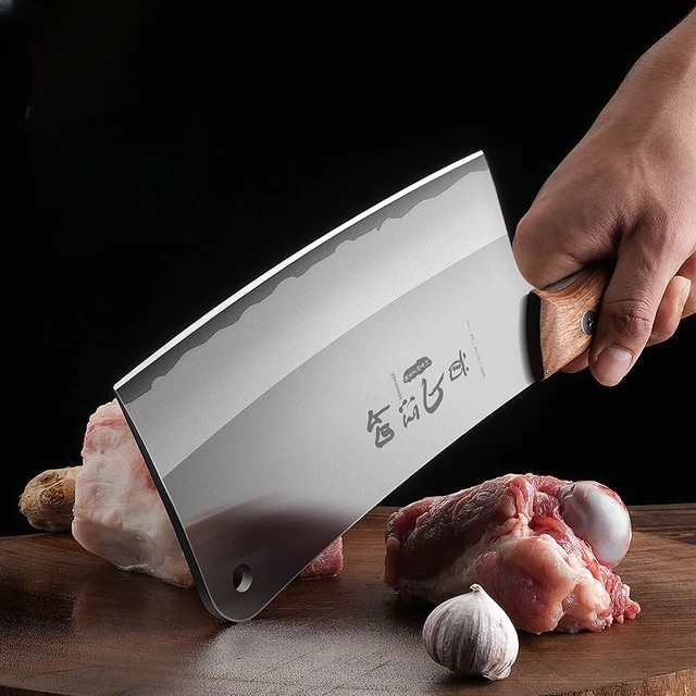 XTL couteau à désosser d'épaisseur 5mm, couteau de cuisine épaissi et lesté, outils de cuisine, couteau de boucher 5