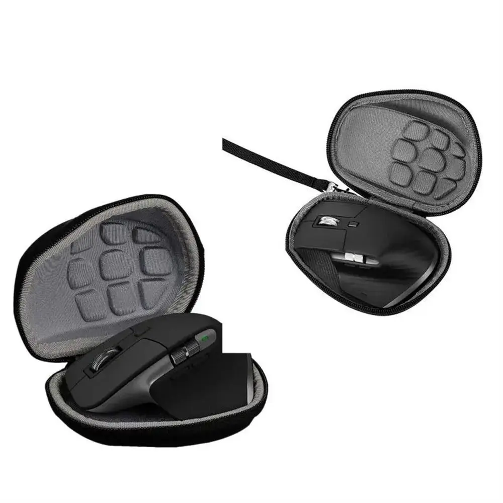 

Shockproof Mouse Storage Case Dustproof Waterproof Mice Carrying Bag Hand Strap Travel Bag Mouse Protective Box