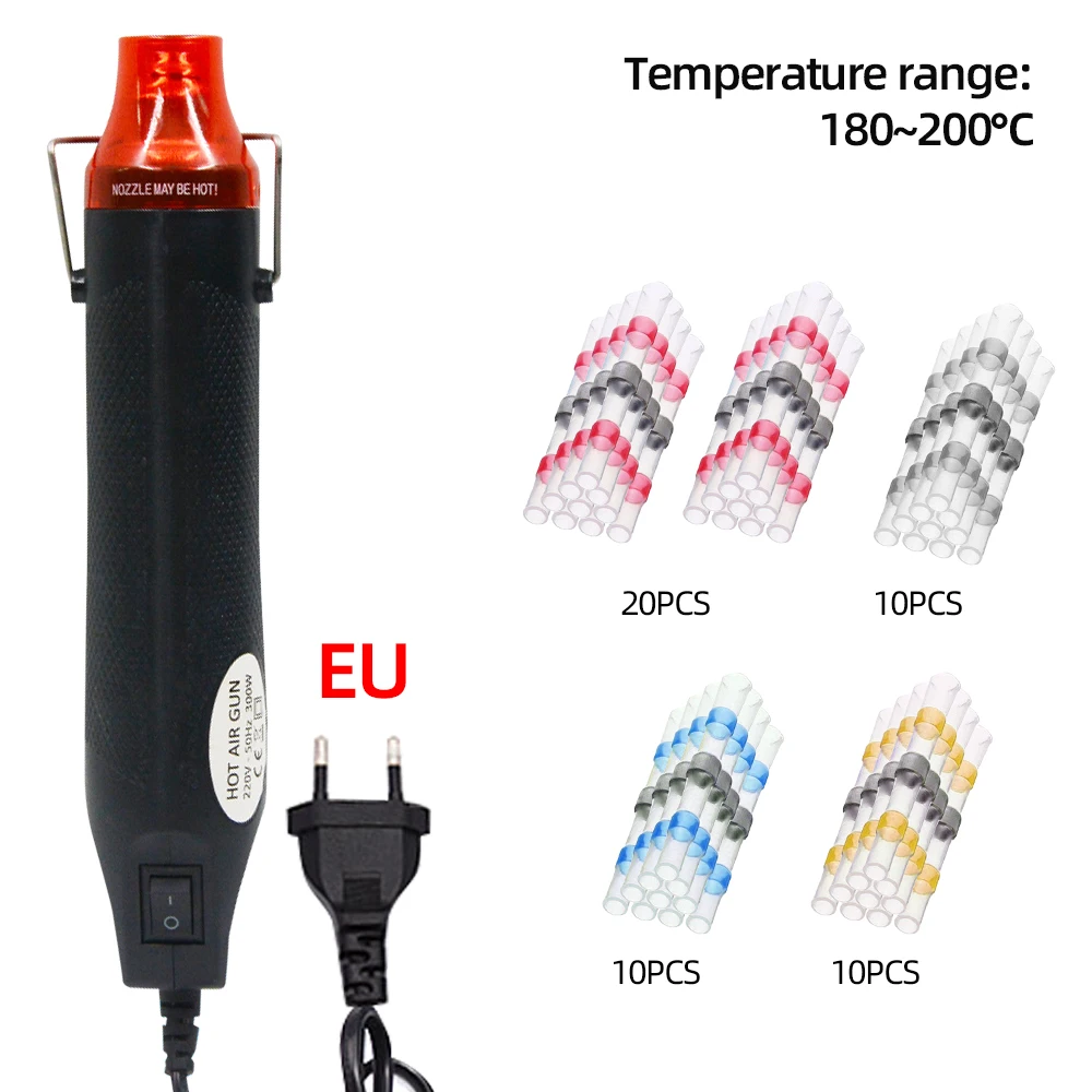 220V Hot Air Gun DIY Soldering Temperature Blower Gun Electric Power Hot  Dryer Mini Heat Gun For Crafts Shrink Tubing Car Wrap 