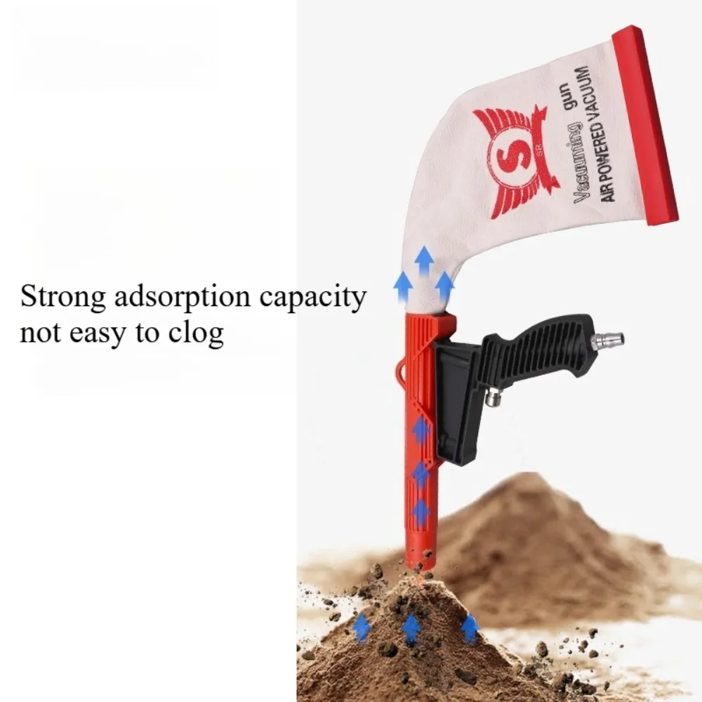 Compact Air-Powered Tire Debris Vacuum for Efficient Tire Maintenance