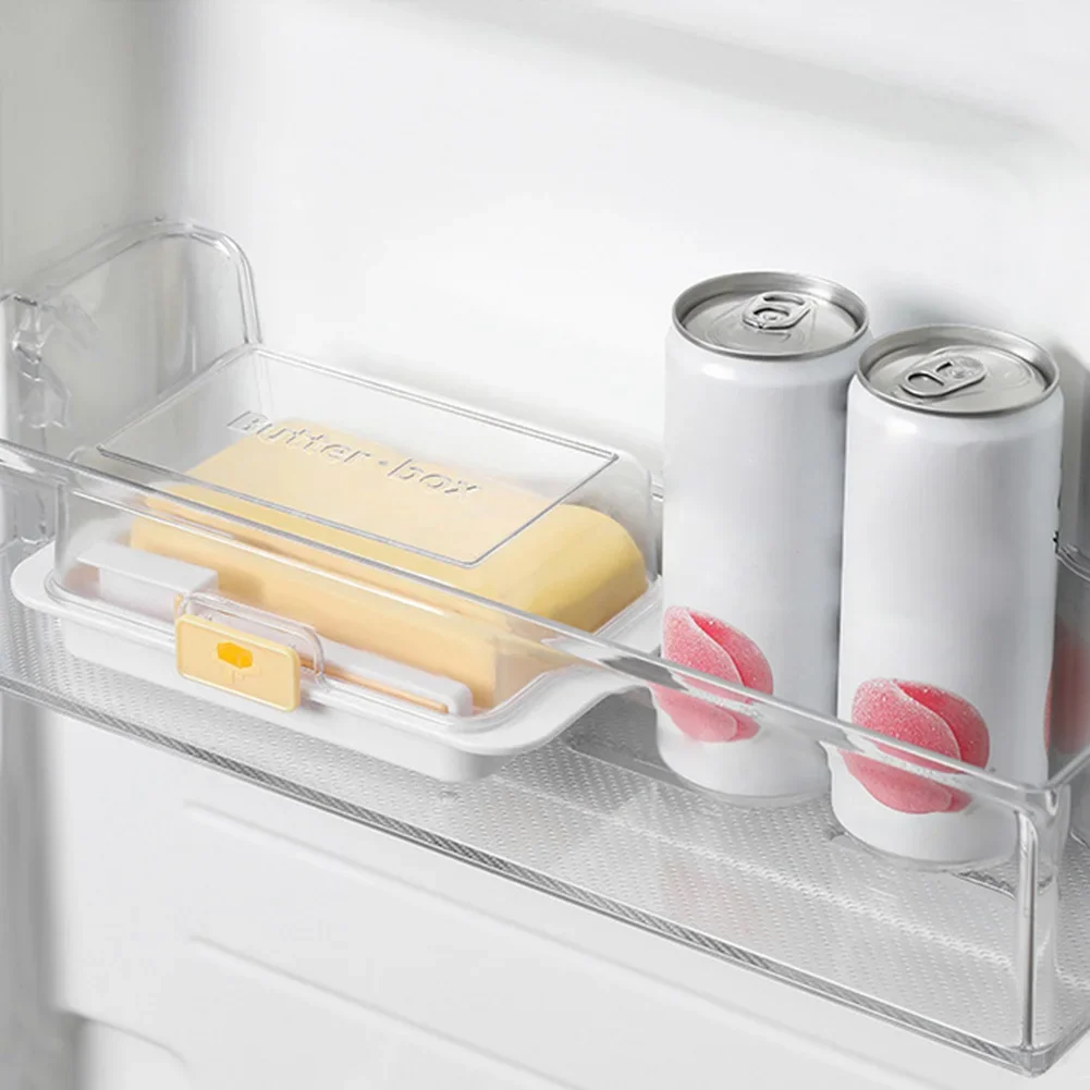Butter Dish with Cover Countertop Butter Box for Home Cheese Storage Box Fresh-keeping with Cutter Slicer
