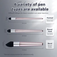 Ручка для смешивания художника, моющаяся губка для натирания эскизов, кисть, многоразовые художественные блендеры для рисования, инструменты для коррекции, осветления и бликов — изображение 4