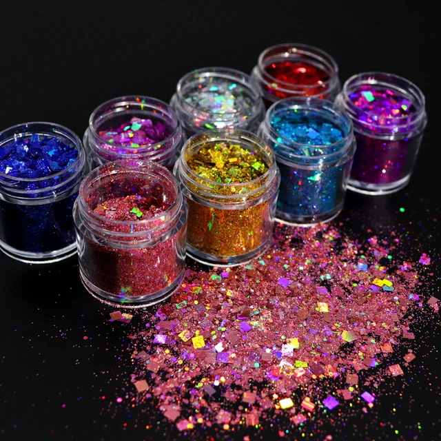 Gold Violet Mix Chunky glitter for Resin Epoxy crafts