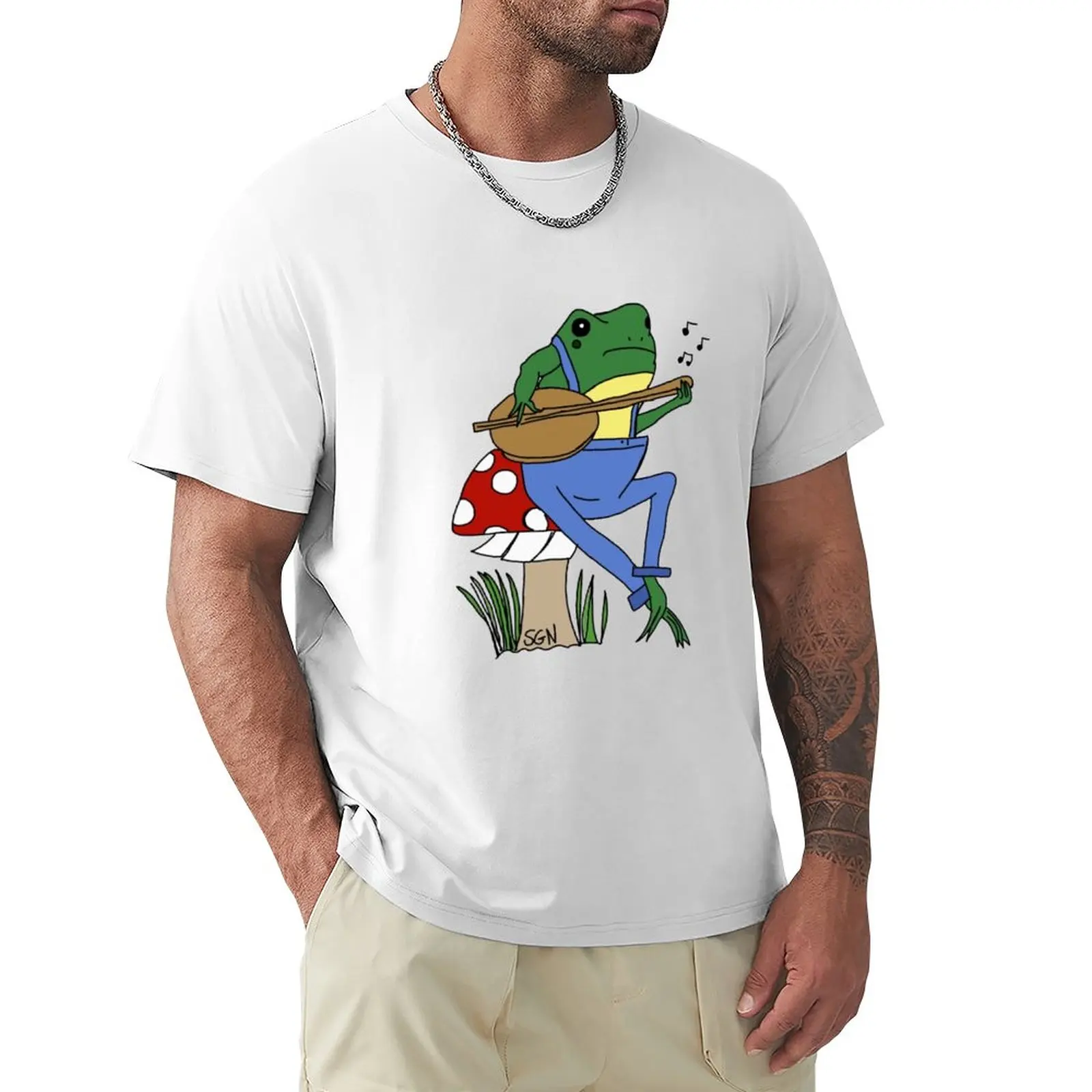 

Frog on a Toadstool - Lindsey Anderson x SGN T-Shirt customizeds sweat tops men t shirt