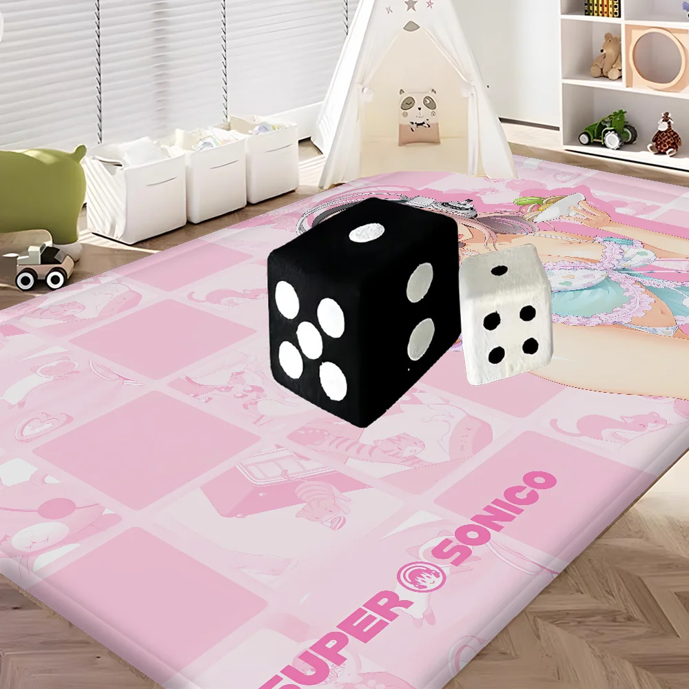 Super Sonico Manga Kitchen Mat Cheaper Anti-slip Modern Living Room Balcony Printed Modern Home Decor 3