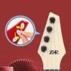 Children Toy Ukulele Musical Intrument Small Guitar 4 Strings Early Montessori Education Ukulele Toy for Kids Toddler Music Game 5