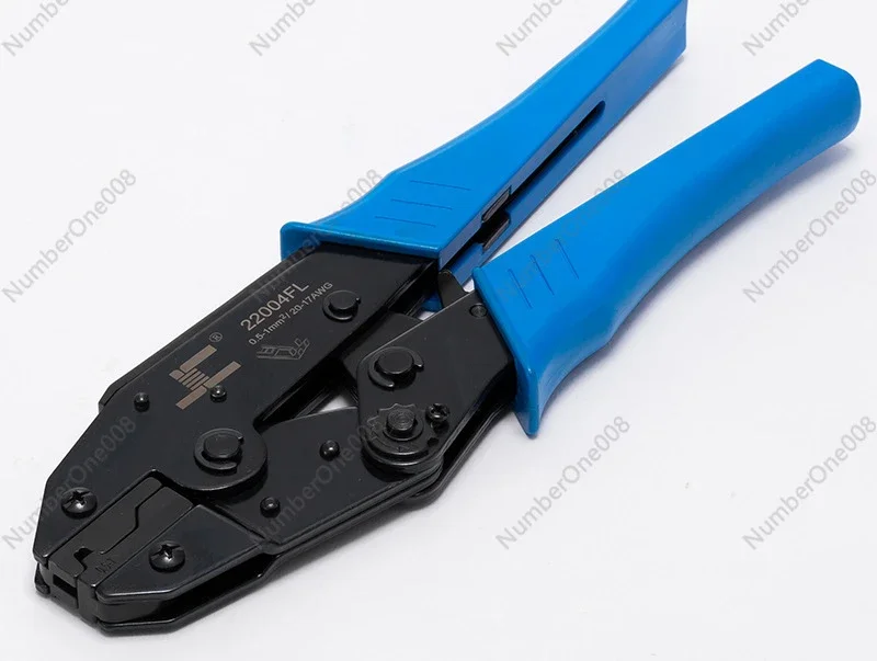 Flag Type Non-insulated Spring Terminal Clamp Cold Pressing Clamp Ratchet Crimping Tool Crimping Tool