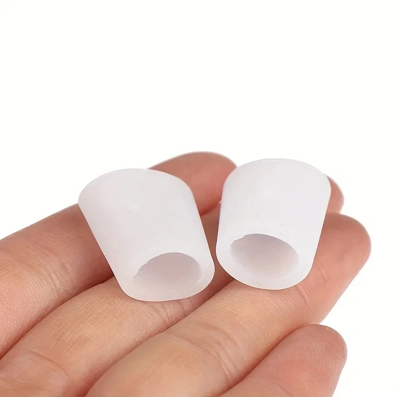 1 Pair Orthotics Silicone Toe Protector Anti-abrasion And Anti-pain Separation Thumb Sleeve
