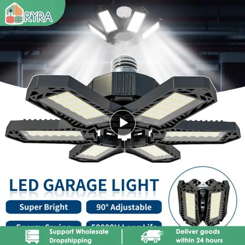 

Регулируемая потолочная лампа для гаража, аксессуары для освещения, лопасти вентилятора