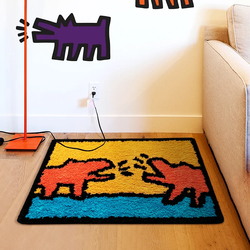 

Cartoon Tufted Bathroom Mat Soft Area Rug Bathmat Tub Side Floor Water Absorbent Anti Slip Pad Doormat Aesthetic Home Decor