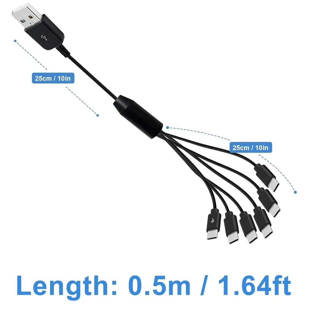 6-in-1 Multi-Device USB-C Charger Cable