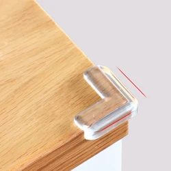 4Pcs Clear Rubber Furniture Corner Edge Table Cushion Guard Protector Baby Safty Anti-collision angle Furniture Accessories