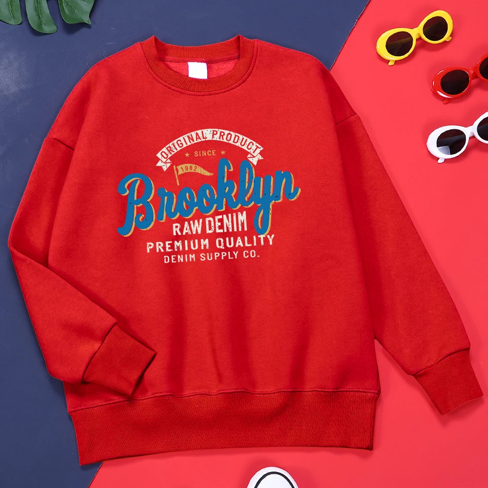 

1982 In Brooklyn Street Letter Hip Hop Male Hoodie Vintage Harajuku Tracksuit Chic Outdoor Clothing All-Match O-Neck Male Hoodie