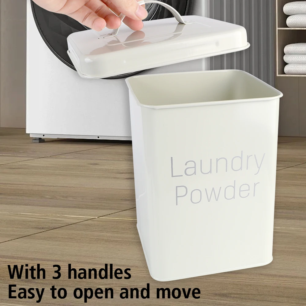 Washing Powder Barrel 3KG with Measuring Cup Household Laundry Detergent Storage Box Snack Container Grain Storage Case storage box kitchen storage box food storage container food storage box rice storage box seasoning storage container pickle storage container