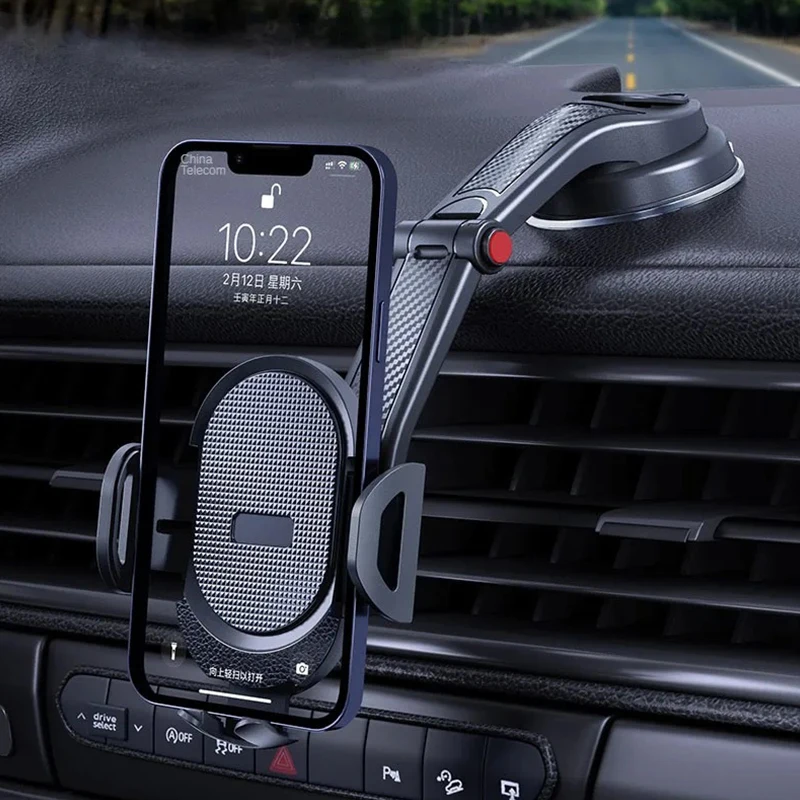Microphone Holder Mic Stand Gravity Dashboard Car Phone Holder Mobile Phone Support Universal For iPhone 16 15 Xiaomi Samsung