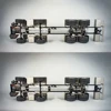 1/14 8X4 RC Truck Full Metal Chassis Suitable for JXM1650 Truck Spreader Two-speed Transmission High-end Metal Truck Chassis 3