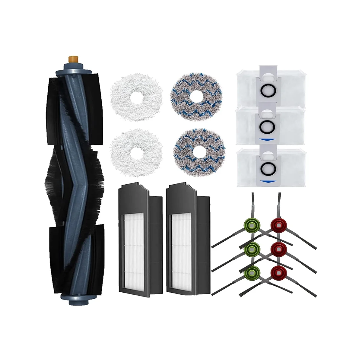 

Replacement Accessories Set Fit for ECOVACS X1 Omni / X1 TURBO Robot Vacuum