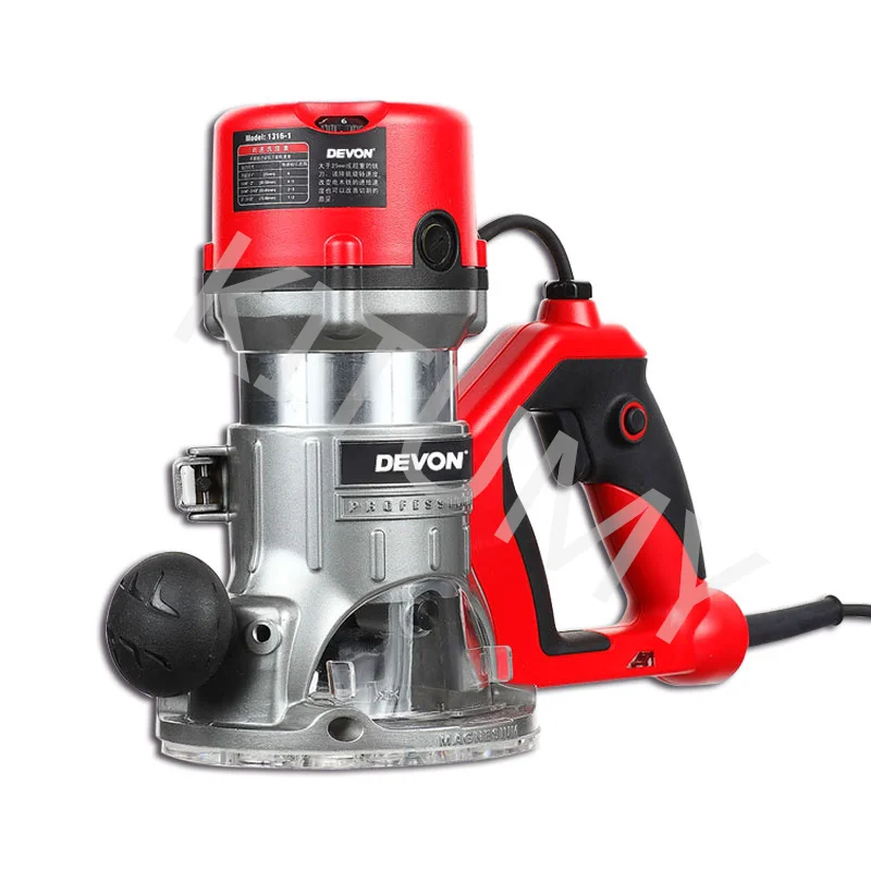 1316-1 Portable Woodworking Engraving Machine Slotting Machine 220V/1300W Trimming DIY Electric Wood Milling Tool