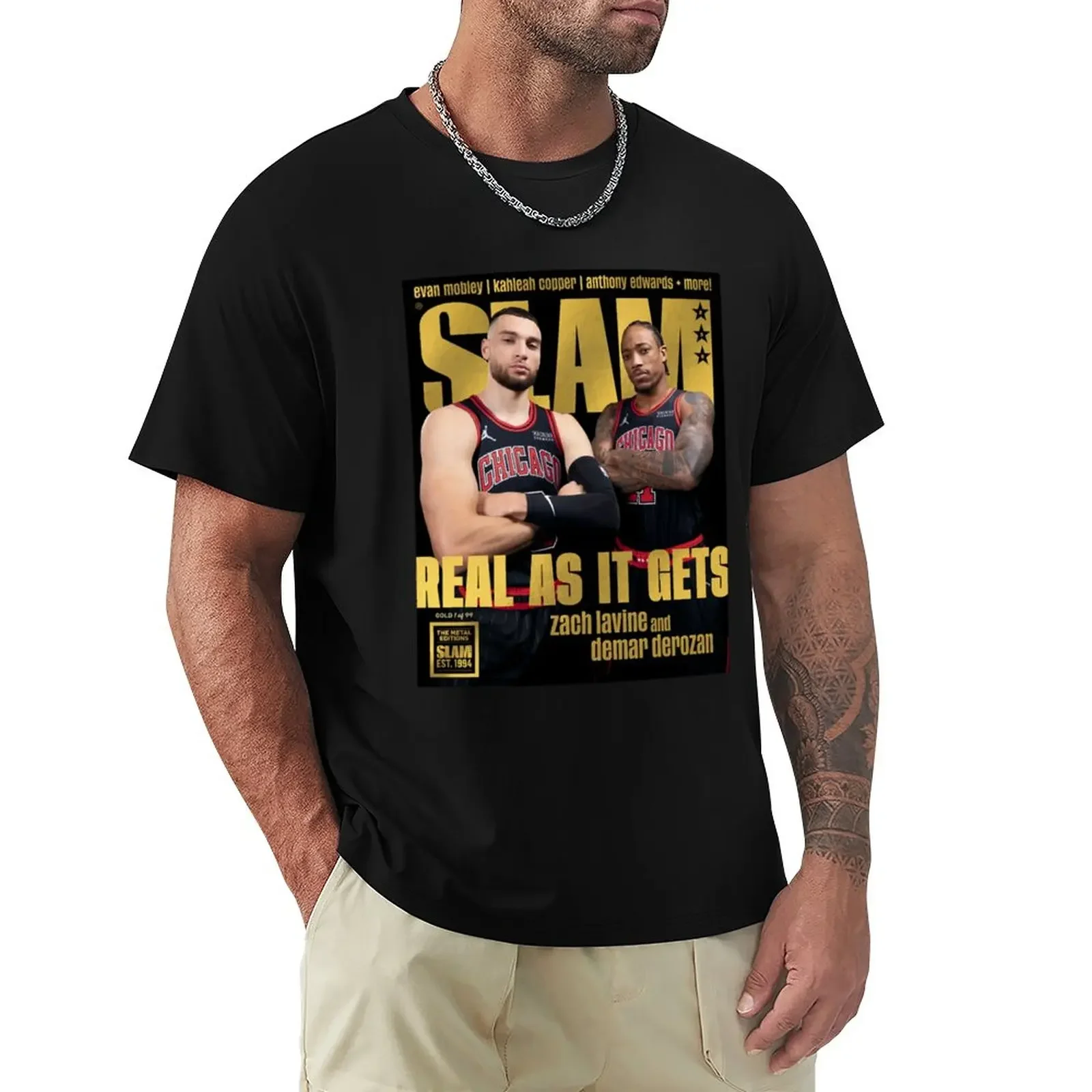 Peter Lavine And Demar Derozan Gold Premium T-Shirt Boys Whites Camicetta Plus Size T-Shirt Uomo
