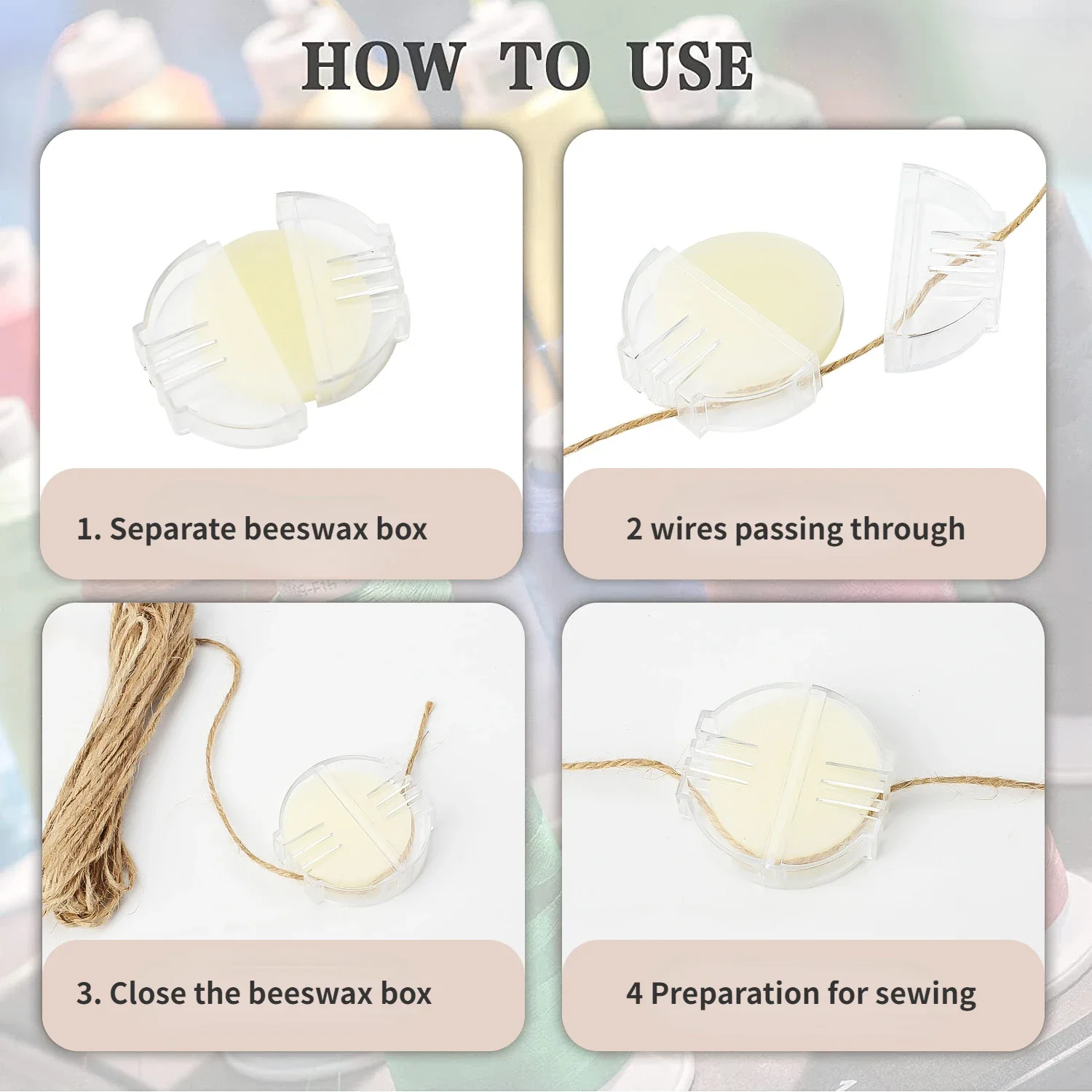 Wax Wire Maker Pure Beeswax Wire Wax Plastic Box Lubrication Wax Box Line