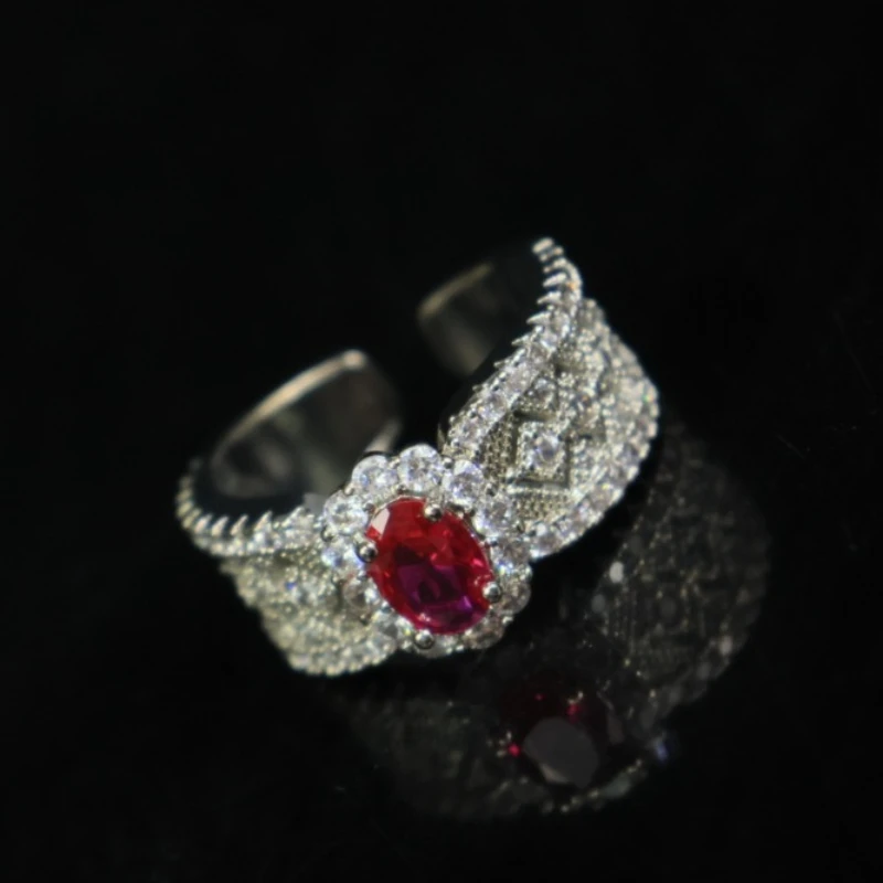 Exquisite Red Ring - Versatile Daily Elegance